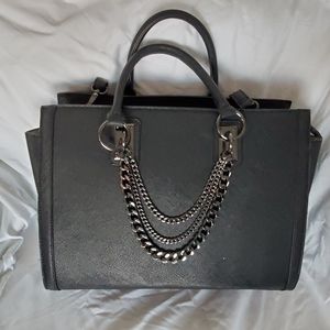 Black tote bag